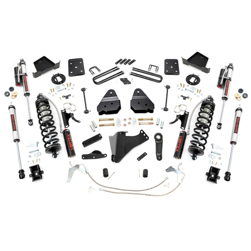 Rough Country 4.5 Inch Lift Kit W/O Overloads C/O Vertex Fits Ford F-350 4WD 2008-2010