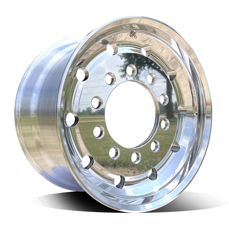 22.5×12.25 Northstar 10×11.25″ Stud Pilot Mirror Polish Both Sides 2.88″ Offset