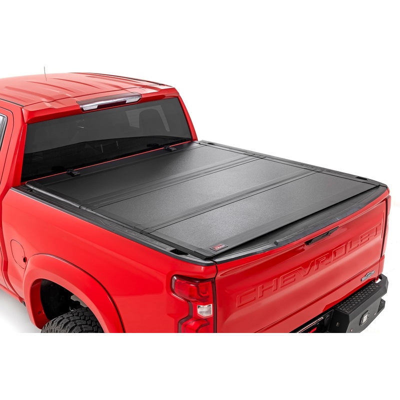 Hard Tri-Fold Flip Up Bed Cover | 5’10” Bed | Chevy/GMC 1500 (19-24)