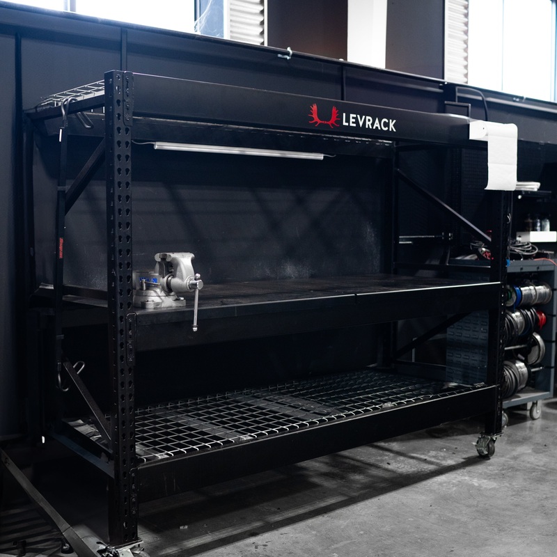 LEVRACK Custom 8 Ft. 3-Level Workbench