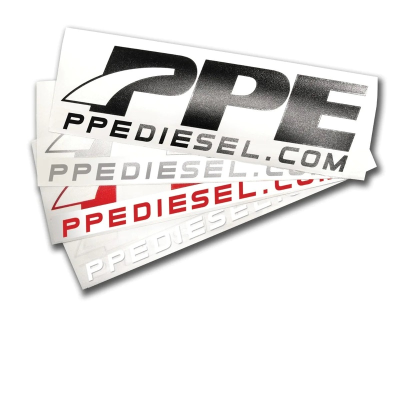 PPE Cut Vinyl Sticker 8.5×2.5 Black PPE Diesel