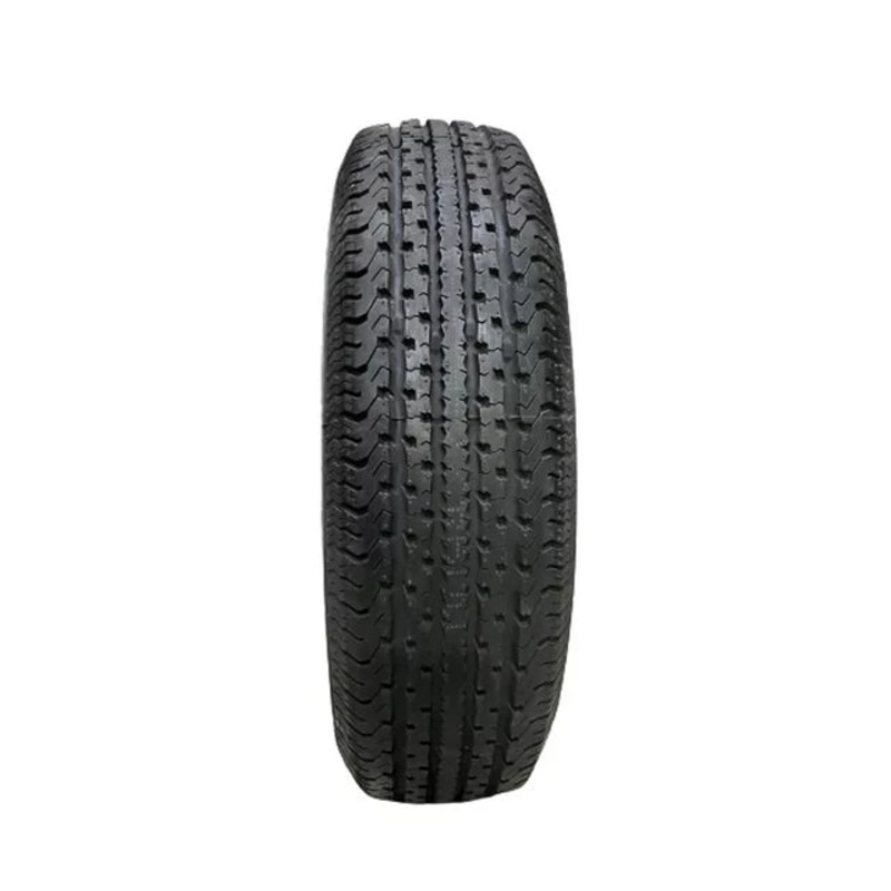 SET OF 2 WESTLAKE ST100 ST225/75R15 117/112M E Trailer Tire on 6Lug White Spoke Wheel