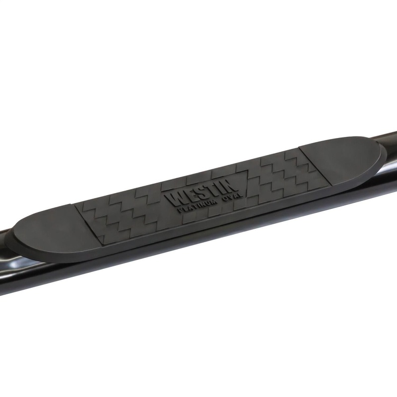 Westin 21-1315 Platinum 4 Oval Nerf Bars fits 1999-2016 F250 F350 F450 F550HD 4Door Super Cab Black Pair