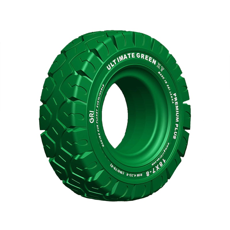 21×8-9 6″ GRI ULTIMATE GREEN XT, Standard, Non-Marking, Solid, Green