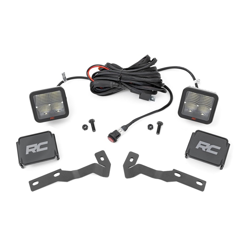 LED Light Kit | Ditch Mount | 2″ Spectrum Pair | Spot | Toyota Tacoma (16-23)