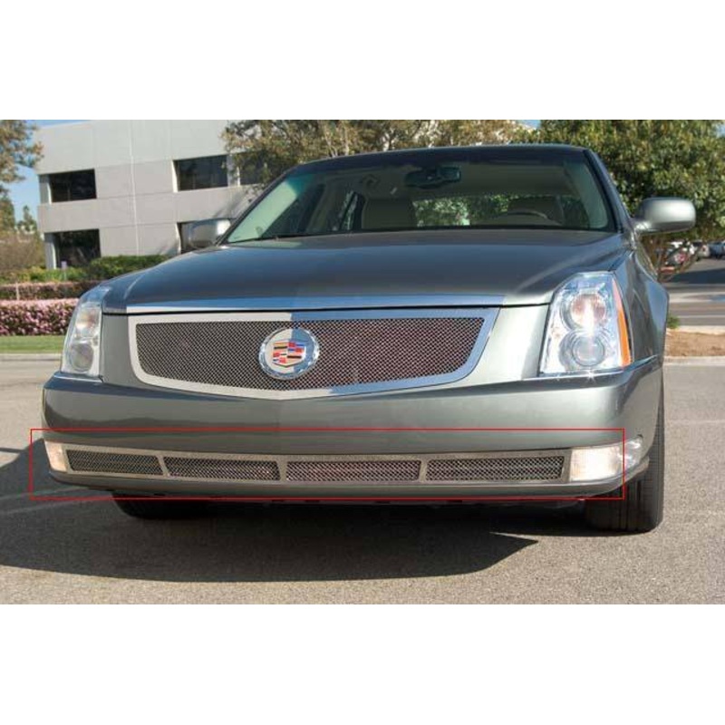 T-REX Grilles 55188 Polished Stainless Steel Small Mesh Bumper Grille Fits 2006-2011 Cadillac DTS