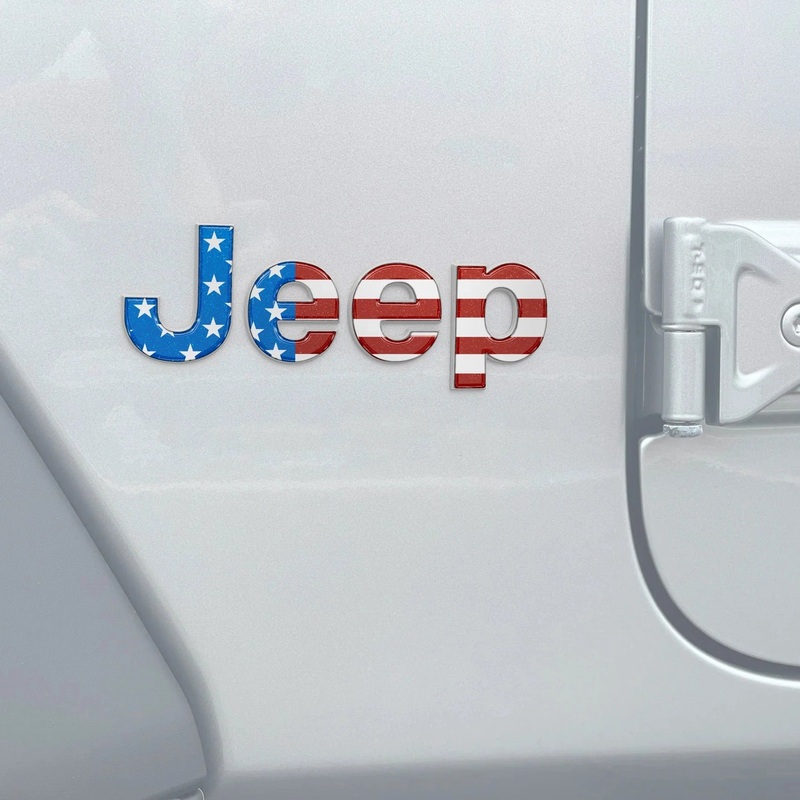 Tufskinz “Jeep” Driver/Passenger Overlays for Wrangler JL (2018-2024)