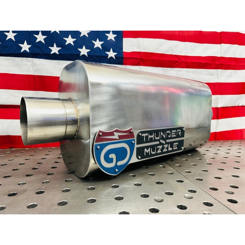 Universal 4 inch Thunder Muzzle Electronic Diesel Muffler