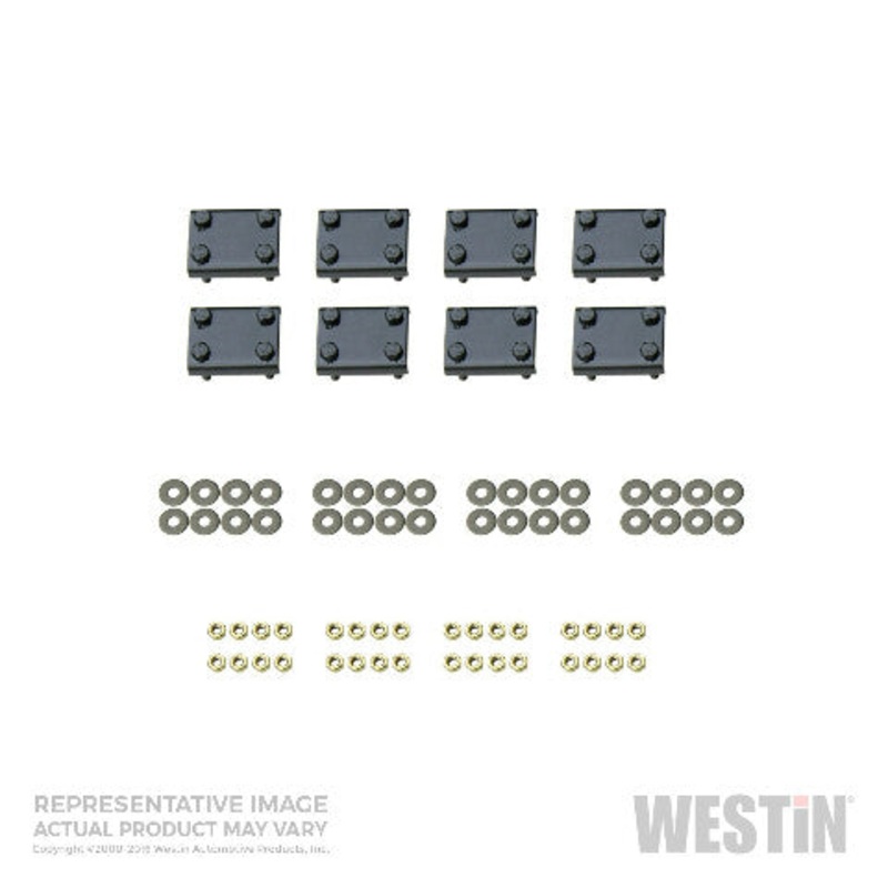 Westin 22-1725 Premier Oval Nerf Step Bar Mount Kit Compatible with 07-18 Wrangler (JK)