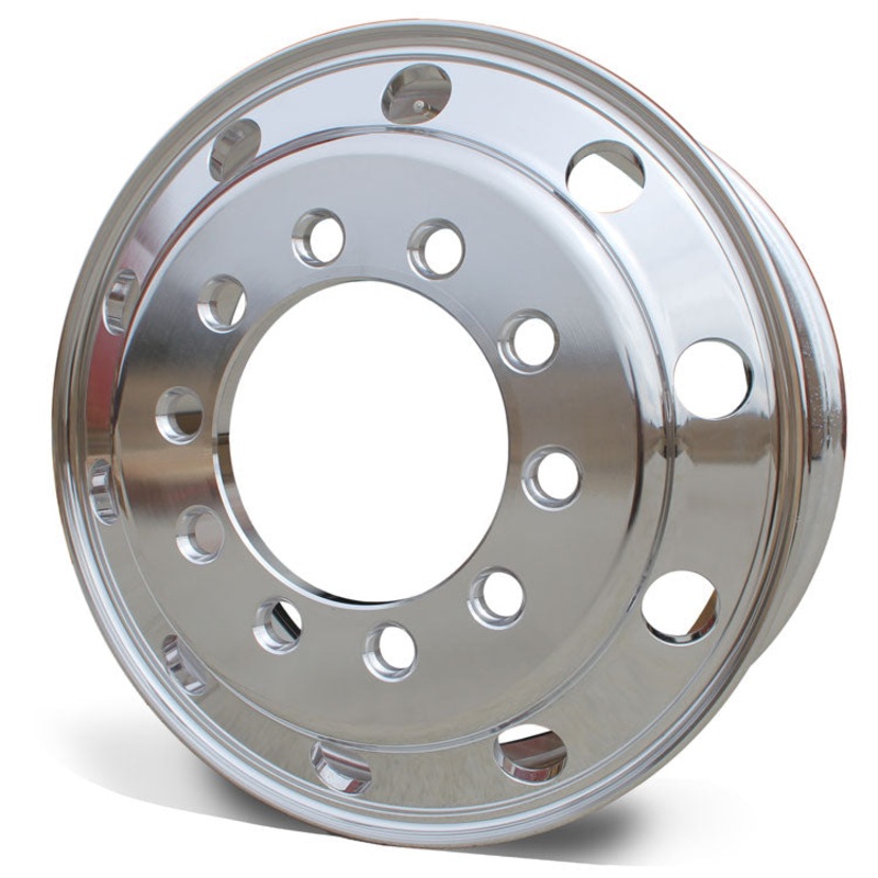 22.5×8.25 Accuride 10×11.25″ Stud Pilot (Budd) Standard Polish Both Sides