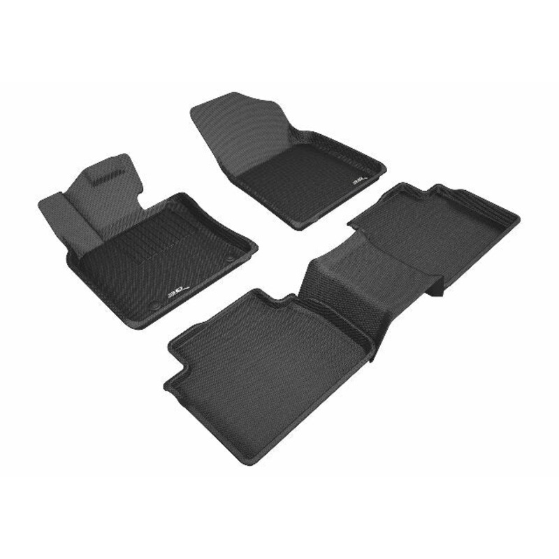 3D MAXpider Custom Compatible with Kagu Floor Mat (Black) Compatible with Toyota Camry  – Full Set 2018-2024