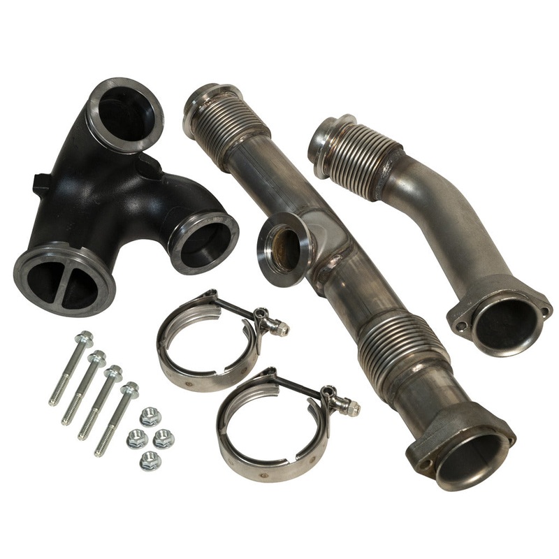 BD 6.0L Powerstroke Up-Pipes Kit w/EGR Connector – Ford 2004.5-2007