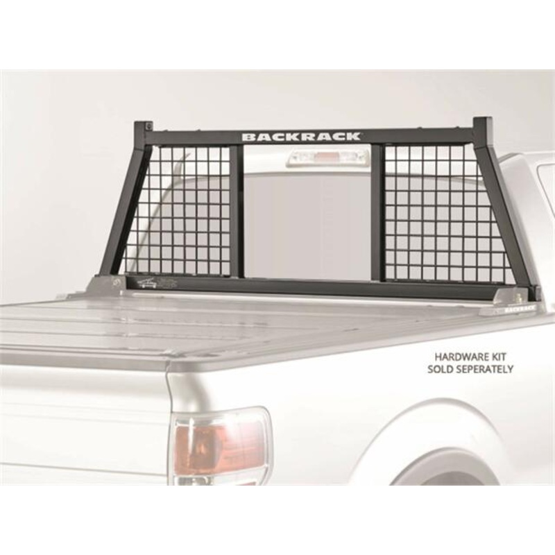 RealTruck Backrack Half Safety Rack Frame Only | Black, No Drill | 147SM | Compatible with Ford F-250/F-350/F-450;  Ford F-550 2017-2025