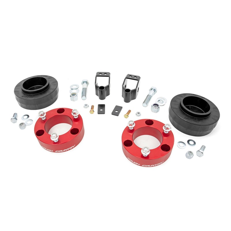 3 Inch Lift Kit | X-REAS | RR Spacers | Red | Toyota 4Runner 4WD (2003-2009)