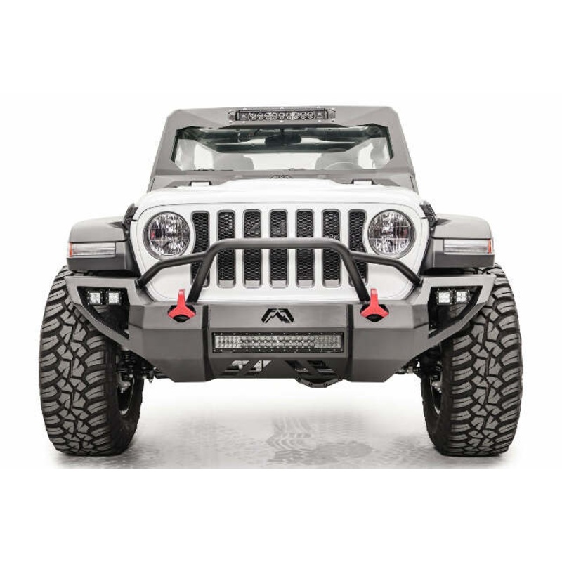 Fab Fours JL18-D4652-1 Vengeance Front Bumper Fits 18-20 Gladiator Wrangler (JL)