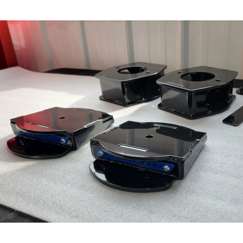 FlightFab 2014-2024 RAM 2500 ONLY Bolt-On Rear Air Bag Mounts