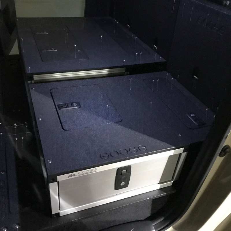 Goose Gear Second Row Single Drawer Module 40% Driver Side for Tacoma Double Cab (2005-2023)