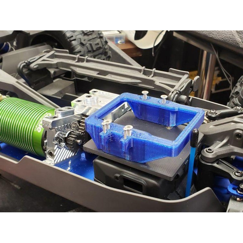 PPS039 Grublock Motor Mount for Traxxas Sledge (With RX Box and Custom MMX8s ESC Mount)