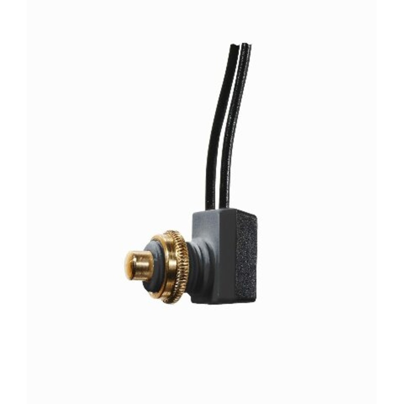 RV Designer S751, Push Button Switch, 10 Amp, On / Off, SPST, 8 inch Leads