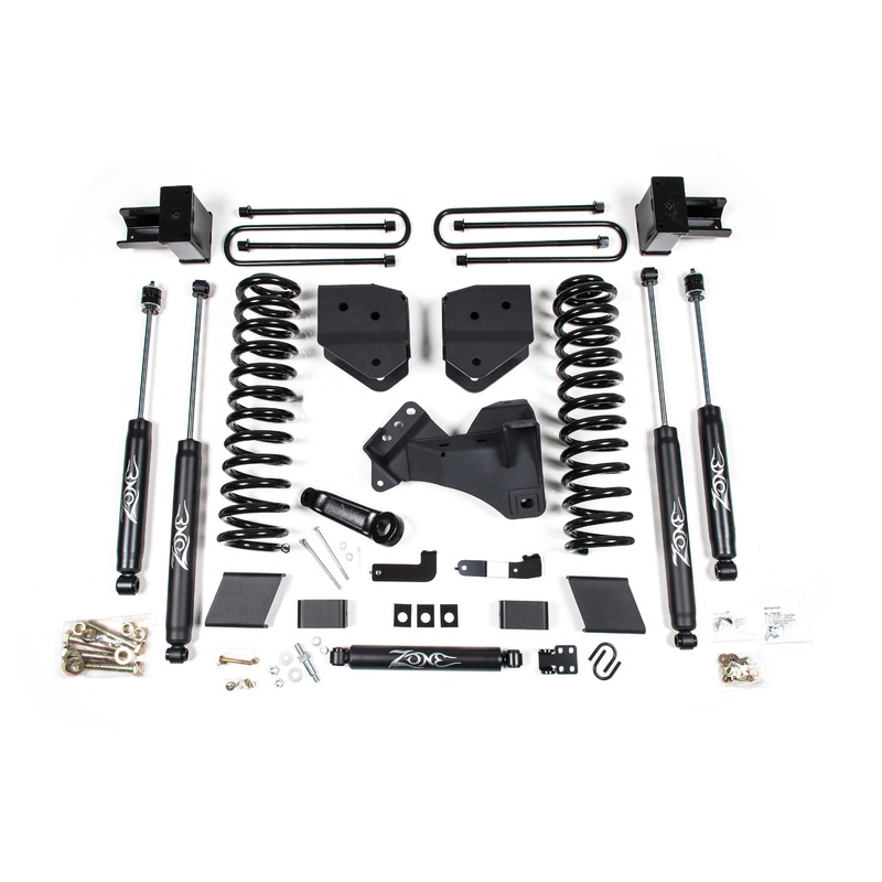Zone Offroad 4″ Suspension System 2017-2019 Ford F250/F350 4WD F48N/F50N