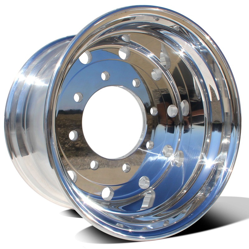 22.5×14.00 Northstar 8x275mm Hub Pilot Mirror Polish (2″ Offset)