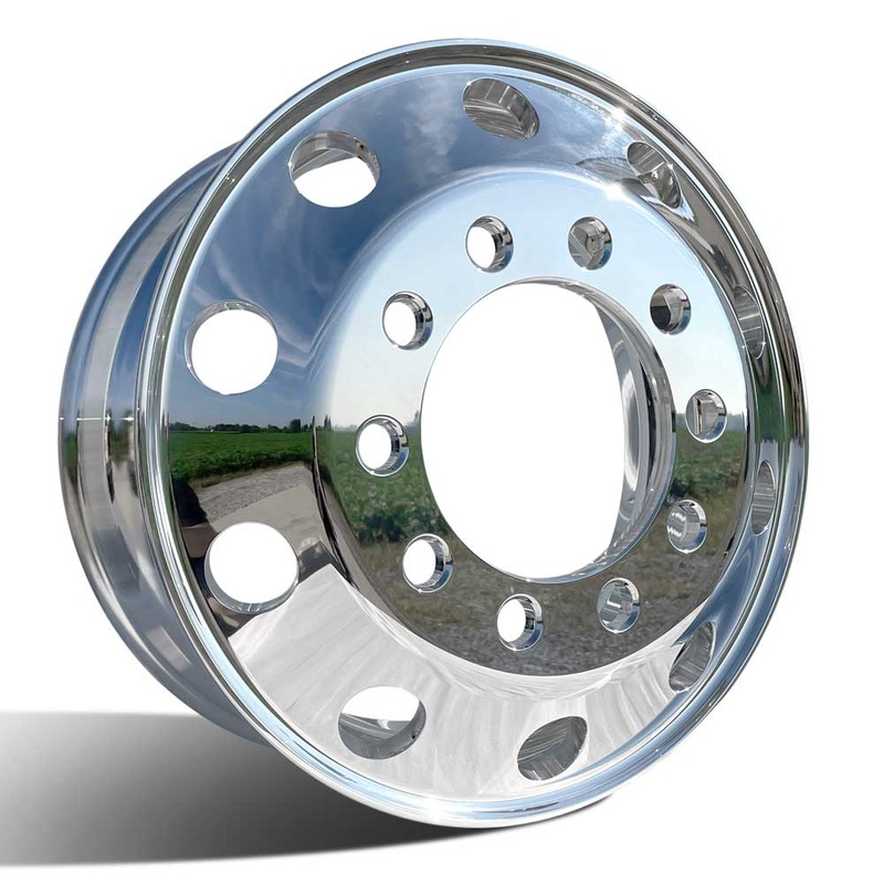 22.5×8.25 Northstar 10×11.25″ Stud Pilot (Budd) Mirror Polish Both Sides