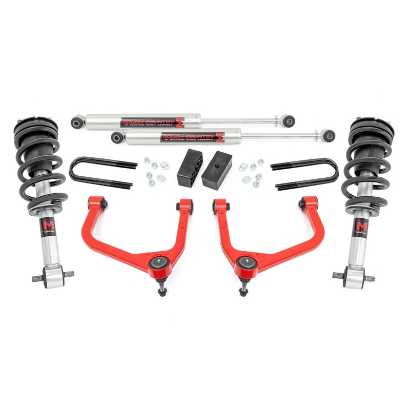 3.5 Inch Lift Kit | Mono Leaf Rear | M1 Struts/M1 | GMC Sierra 1500 (19-24)