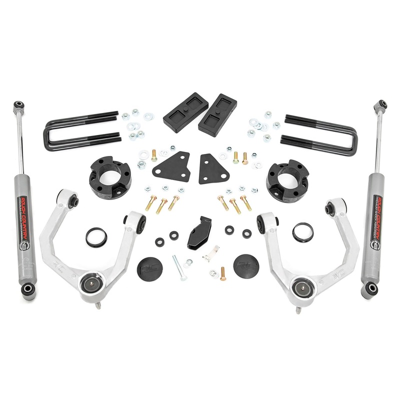 3.5 Inch Lift Kit | N3 | Cast Steel Knuckles | Ford Ranger 4WD (2019-2023)