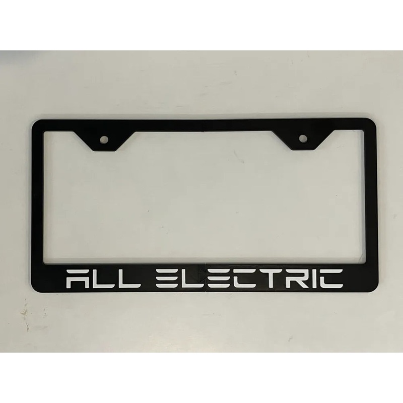 3D Printed Accessory – License Plate Frame/Cover for Electric Cars/EVs