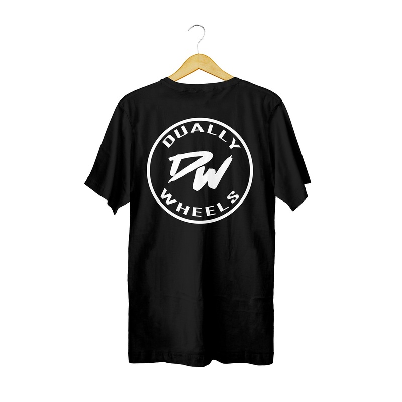 DuallyWheels.com Black Classic Logo T-Shirt (XXXL)