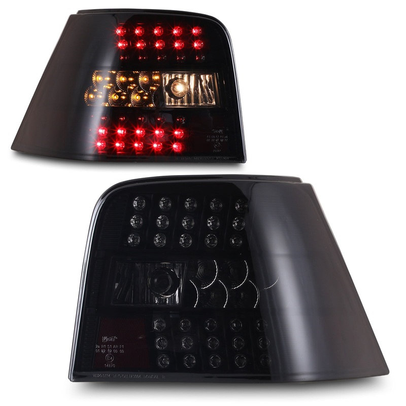 For 1999-2004 Volkswagen Golf MK4/GTI LED Tail Light – Black/Smoke