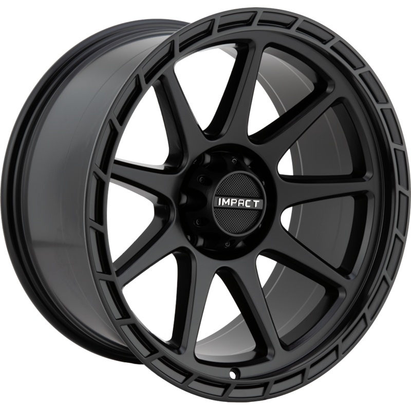 Impact Offroad 20X10 Offroad Wheel 6X139.7 PCD/-12mm Offset/ 106.1mm CB/ Satin Black Rims