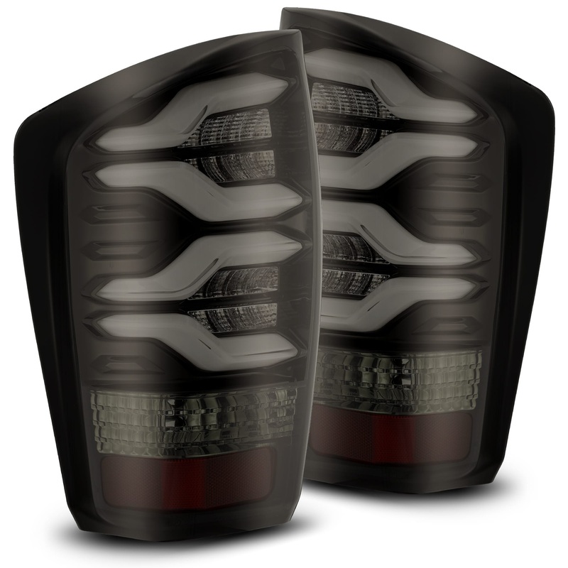ALPHAREX 2016-2023 Toyota Tacoma PRO-Series LED Tail Lights Jet Black