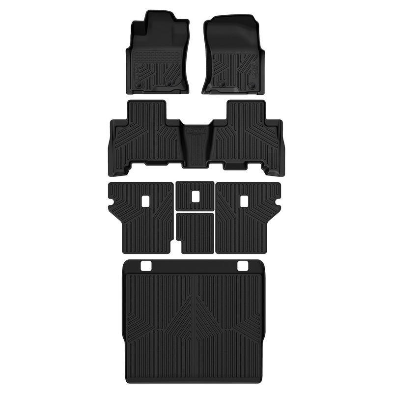 Fit for 2013-2024 Toyota 4Runner All Weather Floor Mats / Cargo / Seatback Mat, Not Fit Equipped Sliding Cargo Tray Option