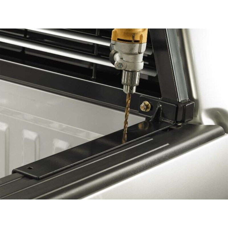 RealTruck Backrack Hardware Kit Compatible with use w/ 21″ Toolbox, Low-Profile, Black, N | 30112LP | Compatible with Ford F-150 2004-2014