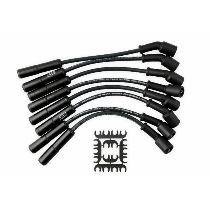 ACCEL 9059CK Extreme 9000 Black Ceramic Boot Spark Plug Wire Set