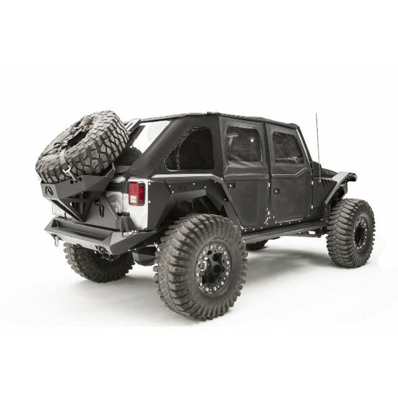 Fab Fours JK1005-1 Fender Flare Fits 07-19 Wrangler (JK) Wrangler (JL)