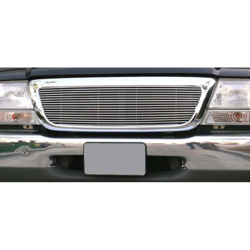 T-REX Grilles 20676 Polished Aluminum Horizontal Grille Fits 1998-2000 Ford Ranger
