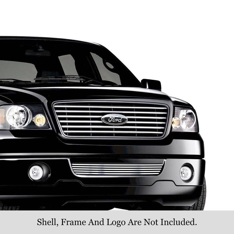 APS GR06FEC52S Lower Bumper Stainless Steel Billet Grille Fits 2006-2008 Ford F-150