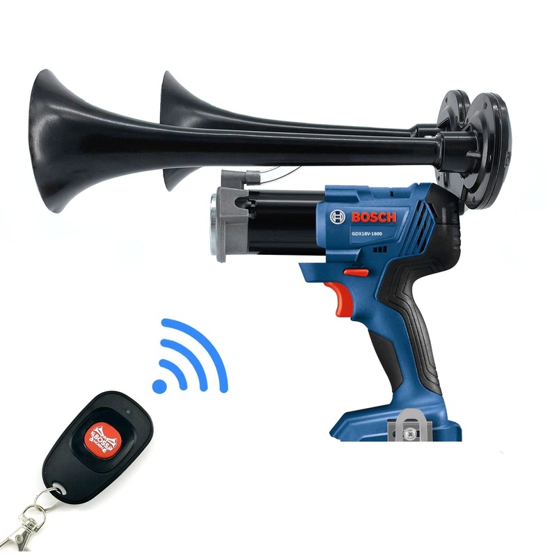 BossHorn Bosch Train Horn – Dual Drill Horn