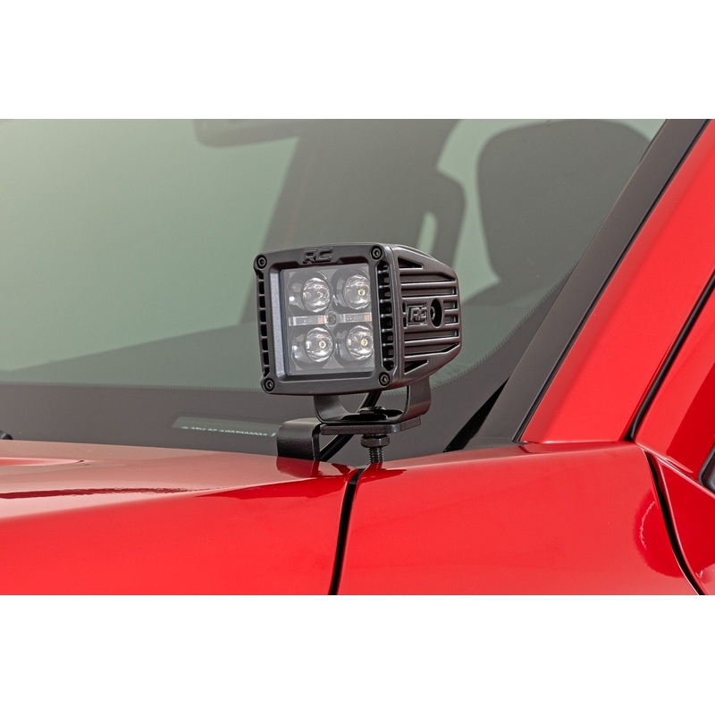 LED Light Kit | Ditch Mount | 2″ Black Pair | White DRL | Toyota Tacoma (2024)