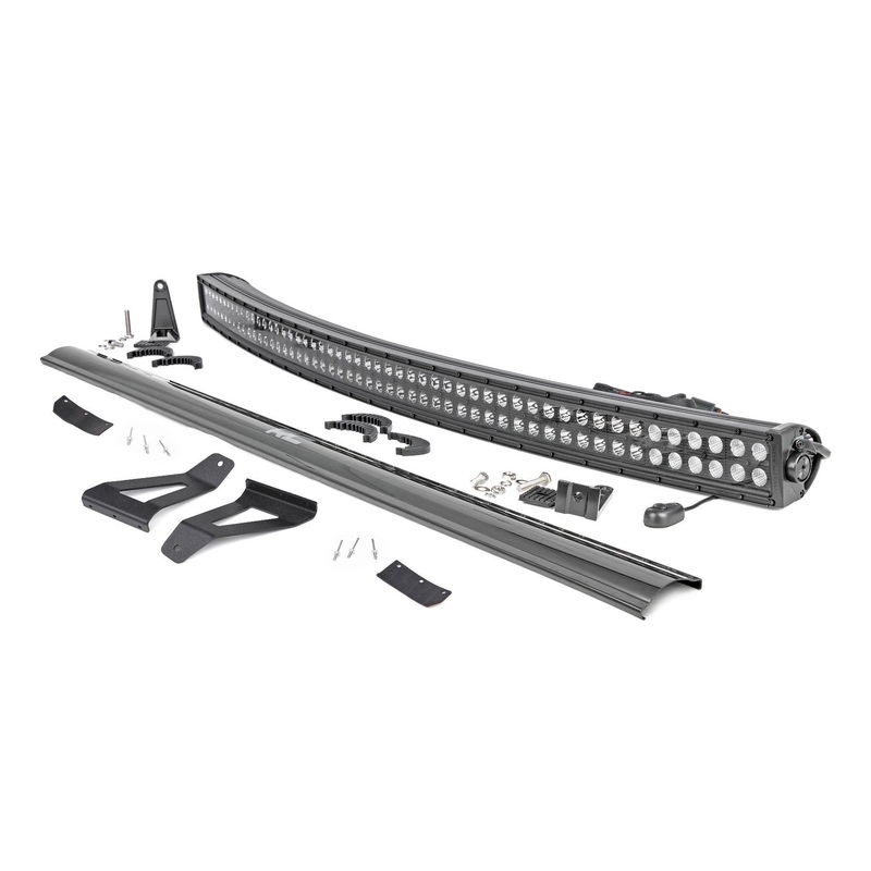 LED Light Kit | Windshield Mount | 50″ BLK Dual Row | Jeep Cherokee XJ (84-01)