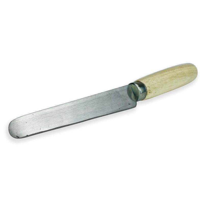 REMA TIP TOP Wood Handle Tire Patch Repair Skiving Knife with Flexible Round Tip