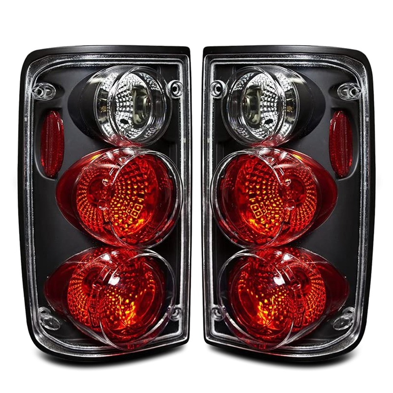 For 1989-1995 Toyota Pickup Tail Light – Black/Clear