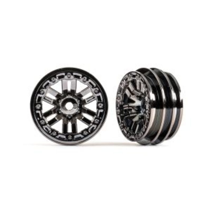 Traxxas-BLKCR Wheels Black Chrome 1.0 (2)