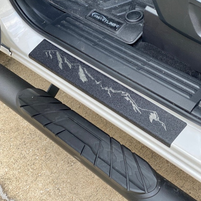 Tufskinz Textured Door Sill Protection Overlays for Ford Ranger (2019-2023)
