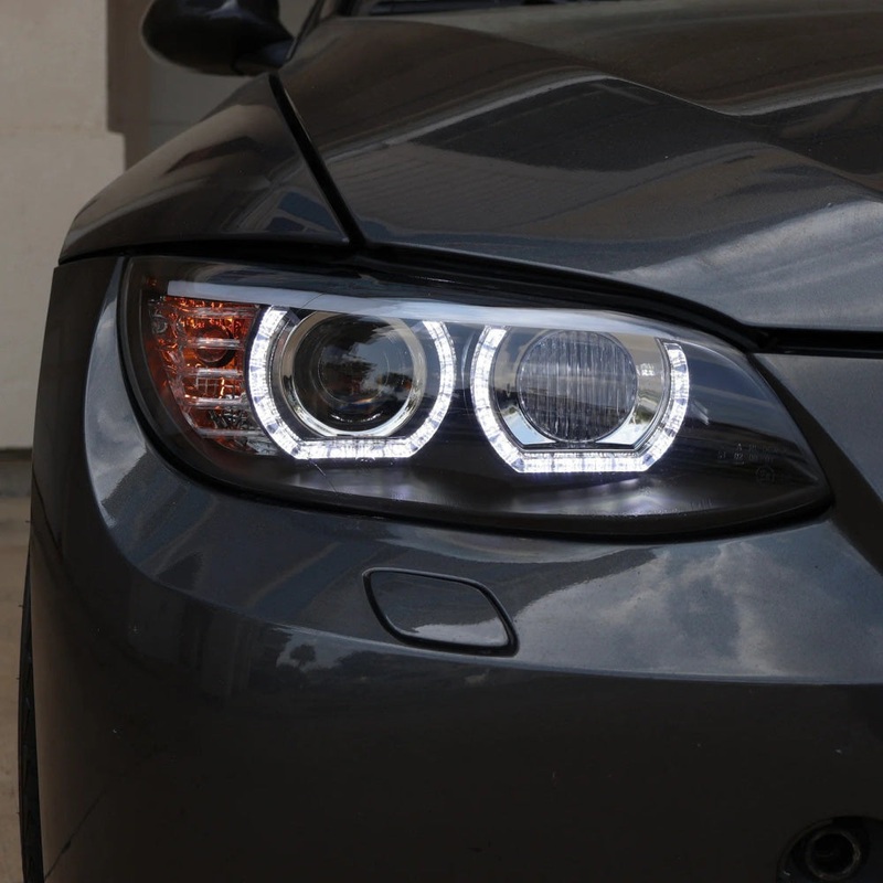 2007-2012 BMW M3/3-Series LCI Style Angel Eyes LED Headlights | E92/E93