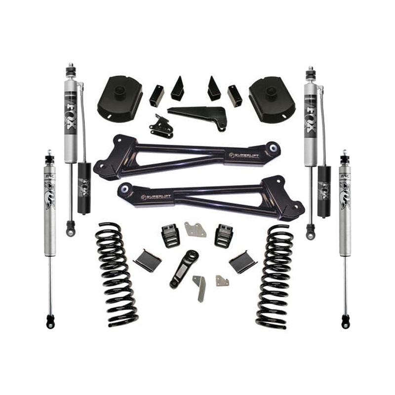 4″ Lift Kit w/ FOX 2.0 Res Shocks – 14-18 Ram 2500 4WD Diesel w/ Radius Arms K125FX