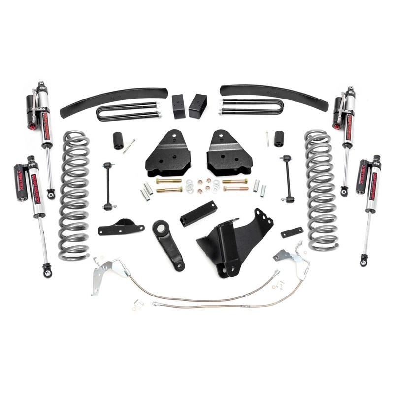 Rough Country 6 Inch Lift Kit Gas Vertex Fits Ford F-350 4WD 2008-2010