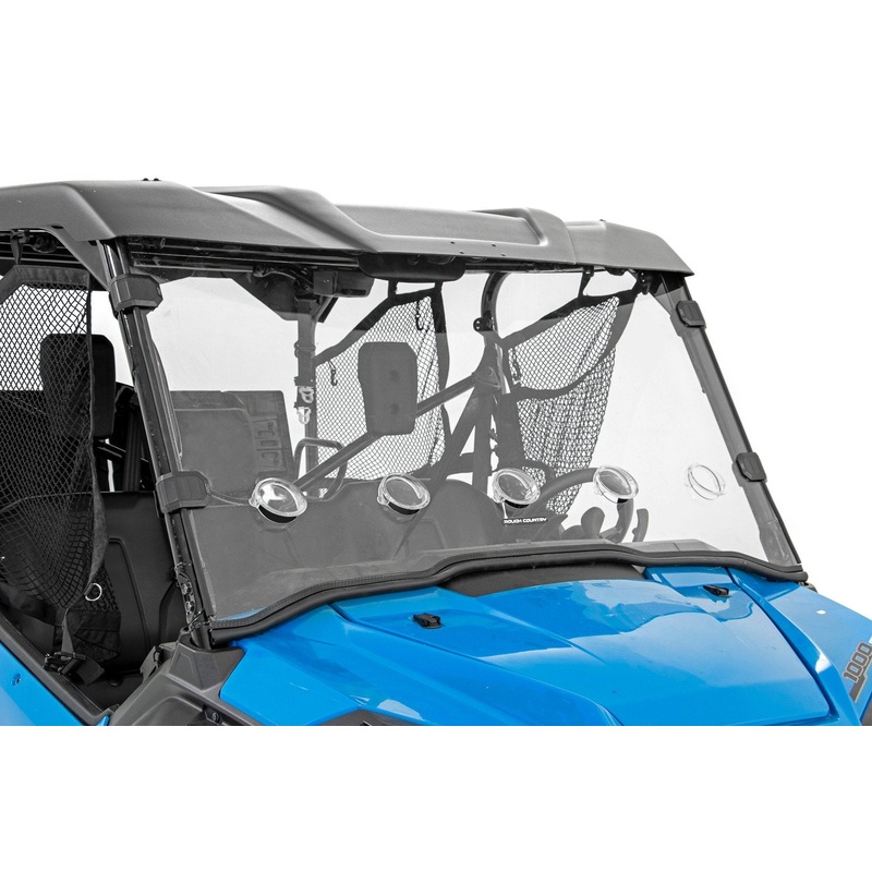 Vented Full Windshield | Scratch Resistant | Honda Pioneer 1000